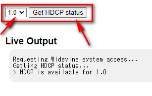 vérifier le support HDCP